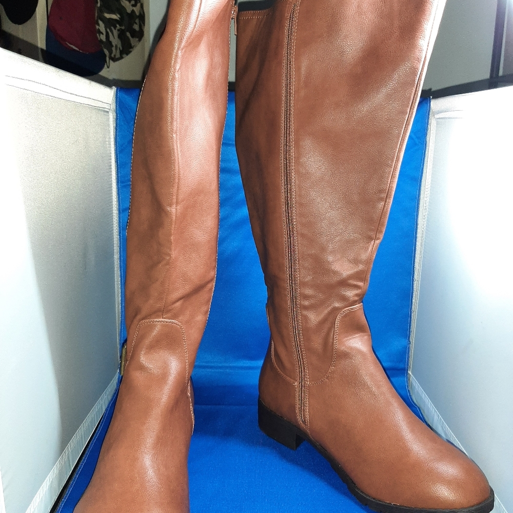 Plus Size Comfortview Milan high boots size 12 wide